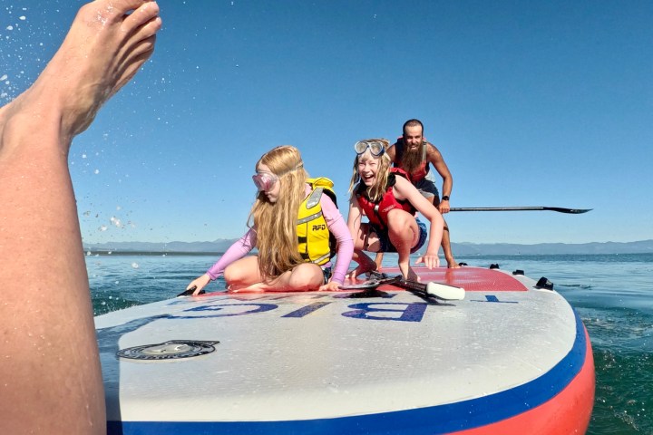 Big Tahuna fun on the mega sup