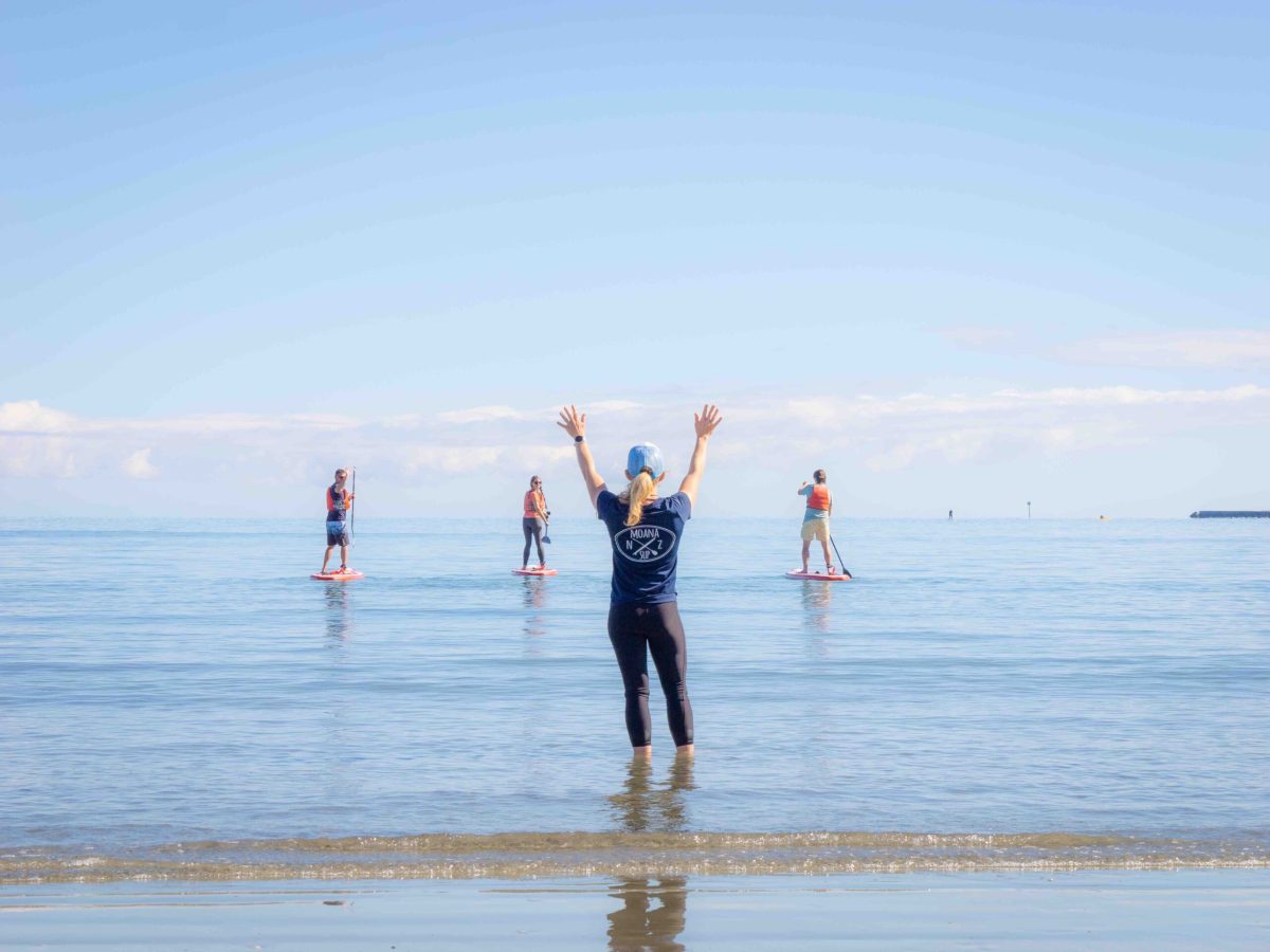 Paddlers feeling confident and safe to paddle on the water after our SUP Safety course in Nelson, New Zealand Paddlers feeling confident and safe to paddle on the water after our SUP Safety course in Nelson, New Zealand
