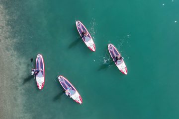 Paddling on the sea is easy at Paddle Nelson when you have a SUP Lesson