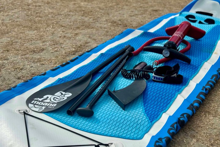 Multi-Day Paddleboard Hire in Nelson Includes board, paddle, leash, fin and pump