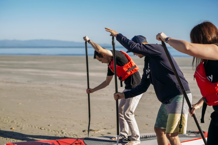 Learn some SUP skills on our two hour improver lessons to improve your forward paddling and turning