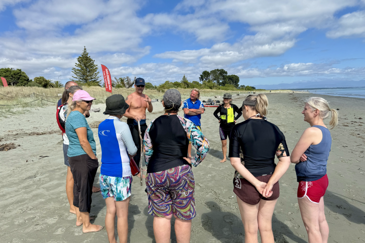 Forward paddling technique sessions in Nelson, New Zealand for paddleboarding